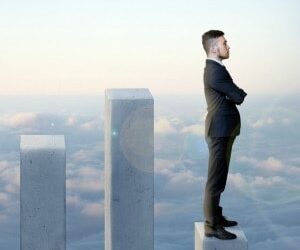 Business confidence falls from five year high